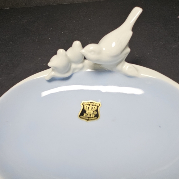 Vintage Gerold Porzellan Song Birds Porcelain Soap Trinket Dish West Germany - Picture 3 of 6